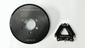 CH-3199K Timing Pointer and Crank Hub Degree Ring Kit SB or BB Chevy